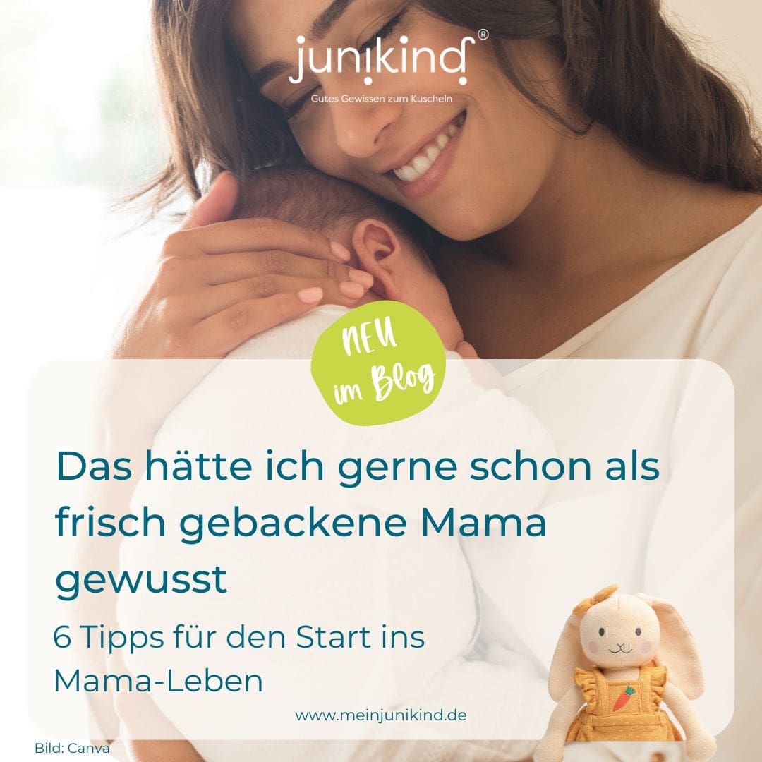 Mama kuschelt mit Baby - Tipps für frisch gebackene Mamas