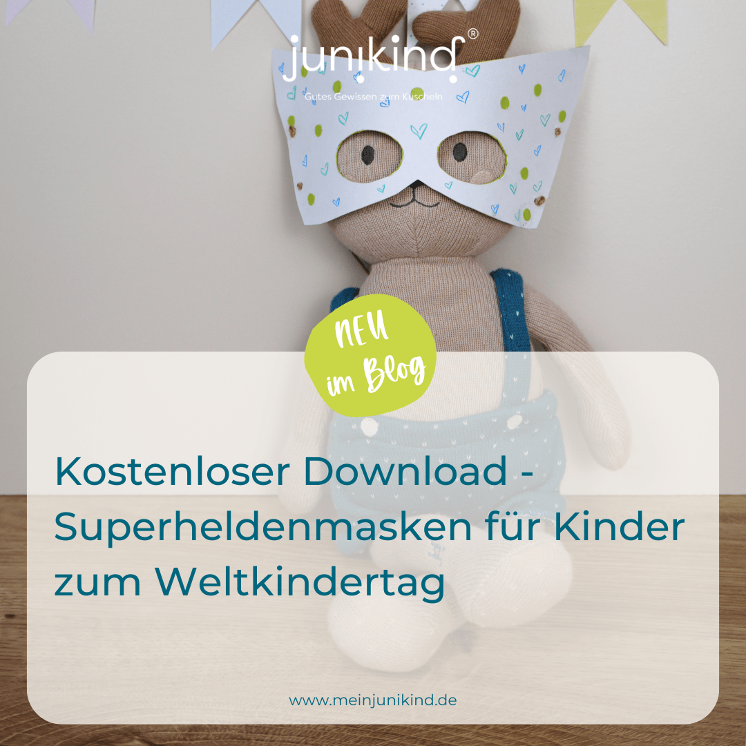 Bastelidee zum Weltkindertag: DIY Superhelden-Maske für Kinder