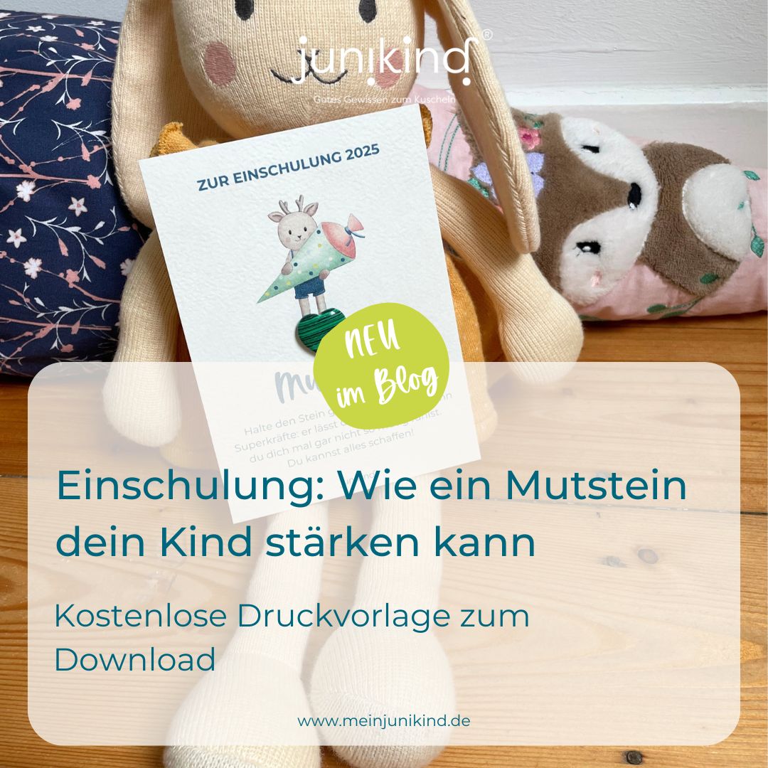 Kostenlose Karte zur Einschulung mit Mutstein
