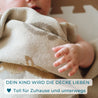nidito Babydecke Baumwolle Bio Naturtöne
