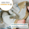 Babydecke Oekotex zertifiziert Dinosaurier